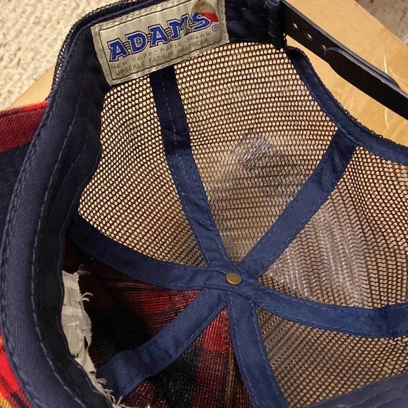 Embroidered plaid Adams bush hat N3 - Picture 2 of 4